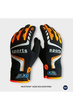Kaydırmaz Avuç İçi Motosiklet ATV Scooter Bisiklet Eldiveni | Rüzgar Korumalı L-XL Uyumlu Spor Eldiven