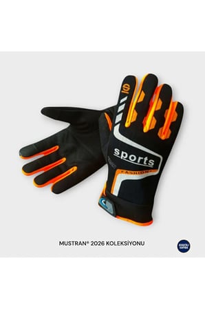 Kaydırmaz Avuç İçi Motosiklet ATV Scooter Bisiklet Eldiveni | Rüzgar Korumalı L-XL Uyumlu Spor Eldiven