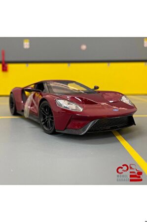 Ford Gt 2017 1/24 Ölçek Diecast Metal Model Araba