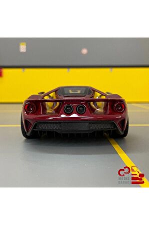 Ford Gt 2017 1/24 Ölçek Diecast Metal Model Araba