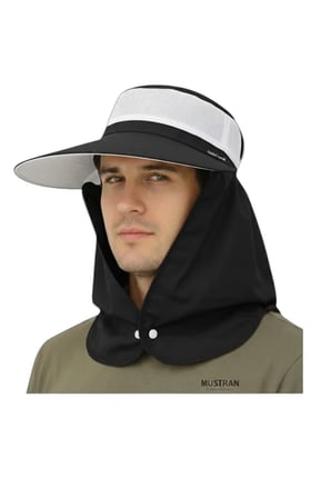 2'li Set Geniş Siper Gölgelikli UV Korumalı Önden Cırtcırtlı Yazlık Güneş Şapkası Unisex