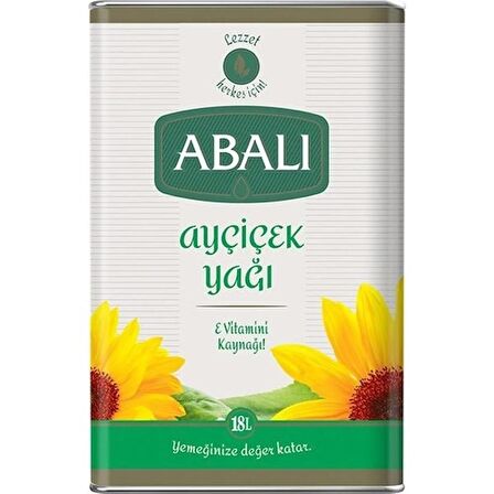 Abalı Ayçiçek Yağı 18 Lt