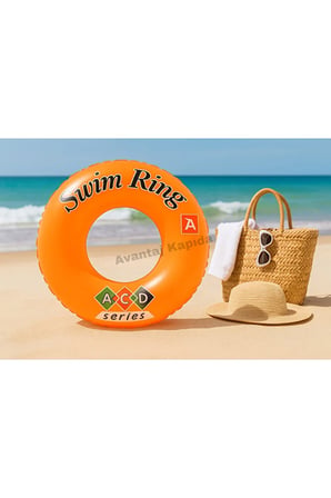 Çocuk Deniz Simidi ABCD Sarı Model – 3–7 Yaş / 25 kg’a Kadar