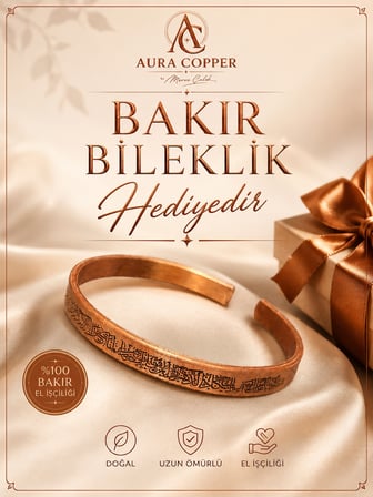 Ağır El İşlemeli Bakır Matara 600 ml – El Yapımı Kapaklı Su Şişesi Suluk 24 cm Ac-00002