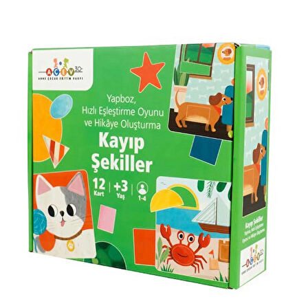 Kayıp Şekiller - Çocuklar detayları keşfederek hayal gücünü geliştirsin!
