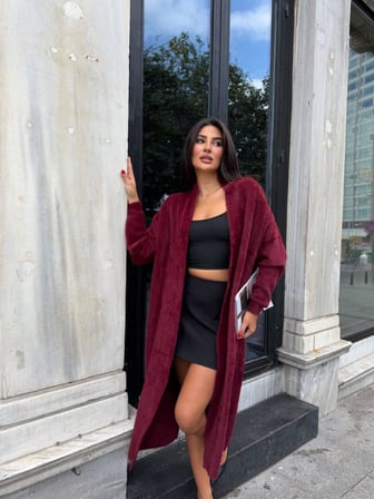 ✨ Kadın Uzun Sakal Hırka (Standart)– 125 cm ✨