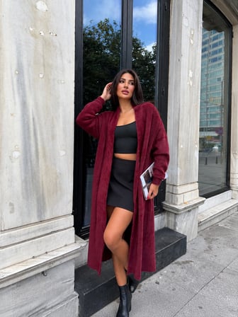 ✨ Kadın Uzun Sakal Hırka (Standart)– 125 cm ✨