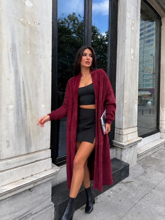 ✨ Kadın Uzun Sakal Hırka (Standart)– 125 cm ✨