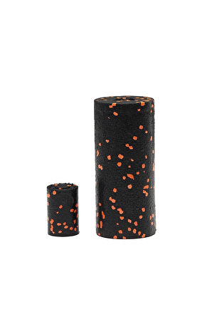 Actifoam Mini Foam Roller 6*6*15 cm / Siyah-Turuncu