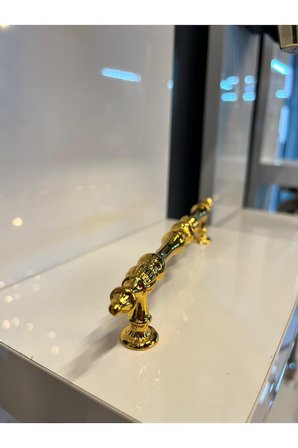 Ada Metal Kulp 128mm Altın Dolap Kapak Modern Tv Ünite Çekmece Mobilya Komidin Vestiyer Gold