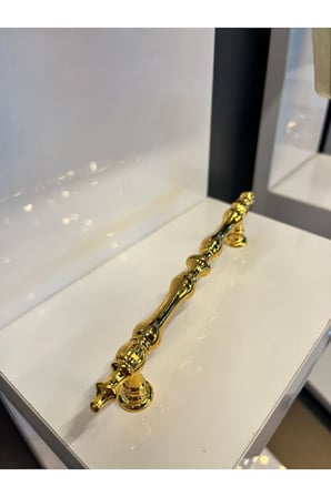 Ada Metal Kulp 128mm Altın Dolap Kapak Modern Tv Ünite Çekmece Mobilya Komidin Vestiyer Gold