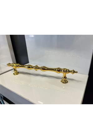 Ada Metal Kulp 128mm Altın Dolap Kapak Modern Tv Ünite Çekmece Mobilya Komidin Vestiyer Gold