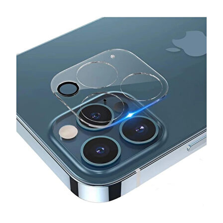 Adaman iPhone 11 Pro Uyumlu Tam Kaplayan Kamera Mercek Lens Koruyucu ŞEFFAF