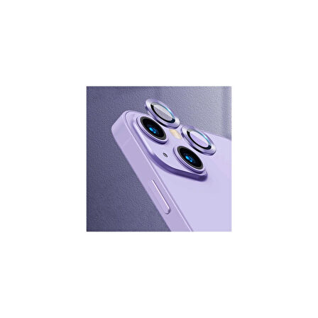 Adaman iPhone 14 PLUS Uyumlu Kamera Mercek Lens Için Koruyucu - LİLA