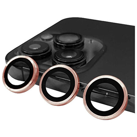 Adaman iPhone 11 pro Uyumlu Kamera Mercek Lens Için Koruyucu - lila