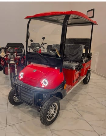 Arora Polo Plus Elektrikli Golf Arabası Kırmızı Renk