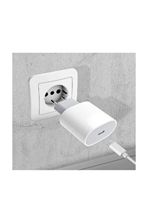 Vothoon Apple/Samsung Uyumlu Orjinal 20 watt Type-C PD Hızlı Şarj Başlık Adaptör Garantili
