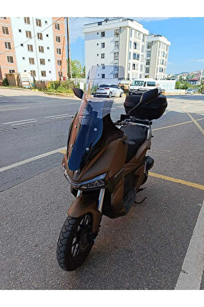Yuki Adventure 150 Siperlik Ön Cam 2021 2024 Model 78cm Açıkfüme Renkli 4mm UZUN CAM
