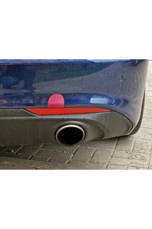Alfa Romeo Giulia - Arka tampon kapağı siyah