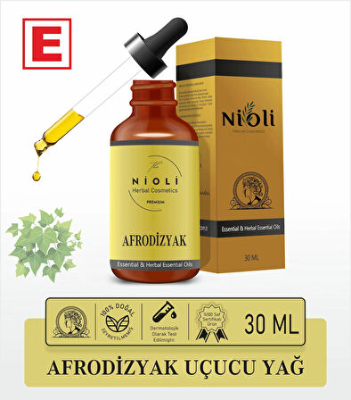 Nioli Afrodizyak Esansiyel Uçucu Yağ Buhurdanlık Yağı Aromaterapi Yağı 30 ML
