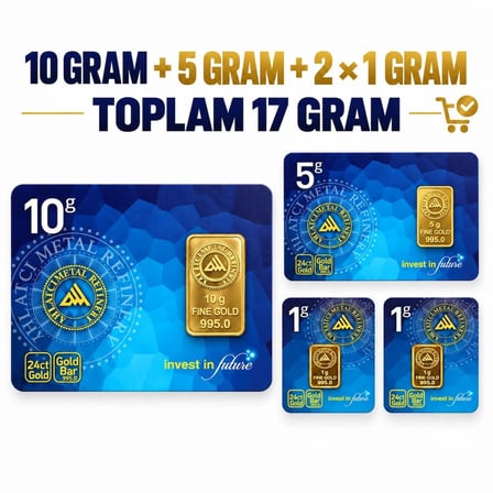 24 Ayar-17 Gram Külçe Altın