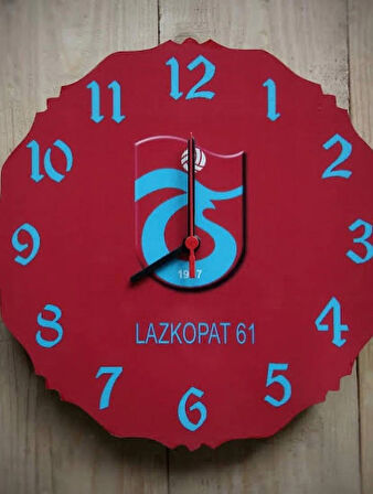 Ahşap Duvar Saati 40 x 40