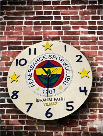 Ahşap Duvar Saati 40 x 40