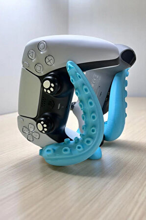 PS4/PS5/XBOX Uyumlu 2'li Konsol Standı Kol Tutucu Stand Joystick Standı 3D Baskı Ahtapot Şeklinde