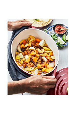TEFAL Air Seramik Oval Döküm Tencere 30x23 cm