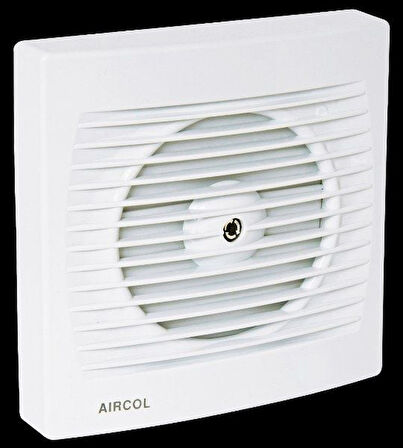 Aircol 150lik Panjurlu Tuvalet, Wc ve Banyo Fanı / Aspiratörü 300 m³/h - Aircol 150 MP