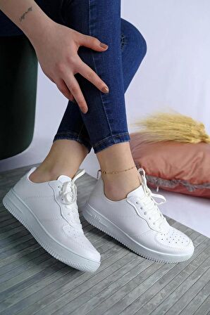 Günlük Beyaz Air Unisex Sneaker