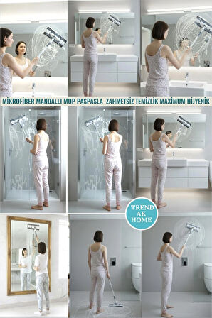 LÜX MANDALLI MOP PASPAS ( sap dahil değildir )