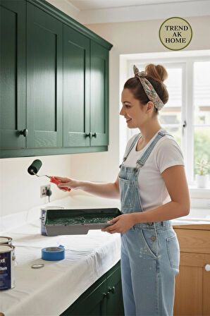 2’Lİ BOYACI SETİ - 15 CM MİKROFİBER RULO - BÜYÜK BOY BOYA TAVASI 