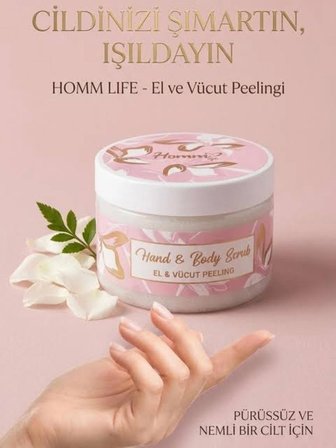 Homm life el ve vücut scrub 150 ml