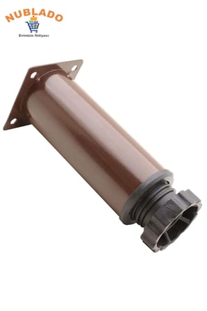 Metal 12 Cm Ayarlanabilir Kahverengi Mobilya Kanepe Koltuk Baza Destek Ayağı Ayakları.