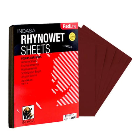 Indasa Rhynowet Red Line 230X280 Sulu Tabaka Zımpara P400 50 Adet