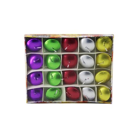 20PCS Suda Yüzen Mum Beyaz - Renkli