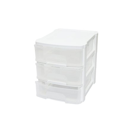Tonton - NO:0 Çekmece 3 Katlı 17.5X14.4X16.9CM