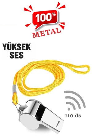 Metal Düdük - 110 Desibel