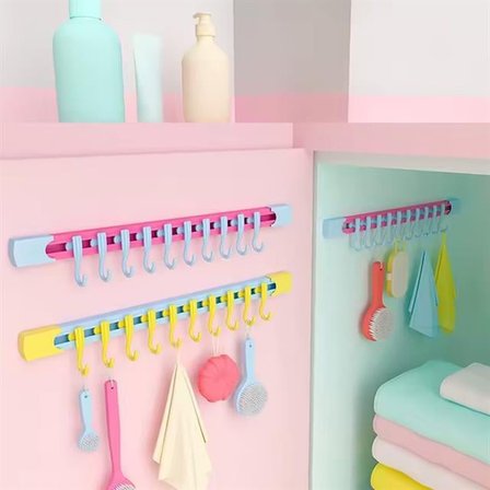 SN-29183 Yapışkanlı 30 CM Banyo Organizer Askılık
