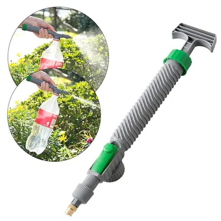 SN-24910 Ayarlanabilir Basınçlı Su Köpük Püskürtme Başlığı (Tüm Pet Şişelere Uyumlu)