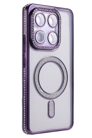 Xiaomi Mi 15T Pro Joke Simli Magneticsafe Kılıf - Derin Mor