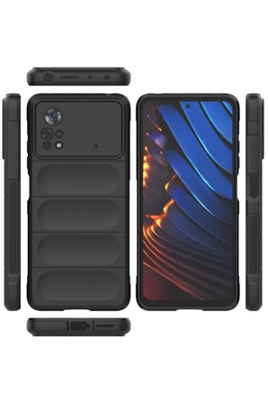 Xiaomi Poco X4 Pro 5G Kılıf Optimum Silikon - Siyah