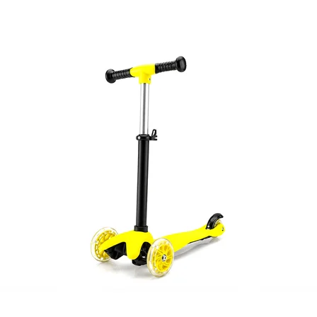 Mını Scooter Rıden Shıne Işıklı Scooter 55X57-64-71CM Fosforlu Renkli +2 Yaş - 40KG Max Taşıma Herha