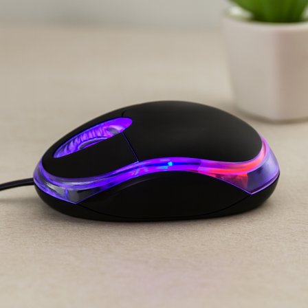 Kablolu Optik Mouse 1200 DPI Siyah (USB, 110 cm)