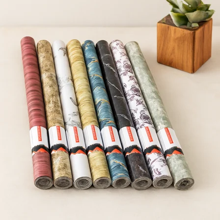Kendinden Yapışkanlı Folyo Duvar Kağıdı 3m x 45cm (Mix Desen)