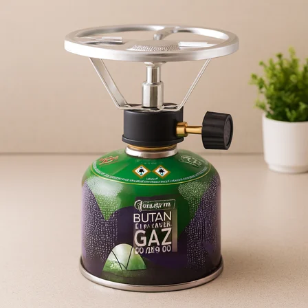 Portatif Kartuşlu Kamp Ocağı ve 230g Kartuş Gaz Seti