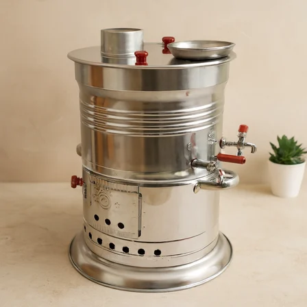 10 L Piknik Semaveri Çift Musluk