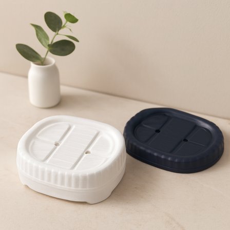 Kapaklı Plastik Katı Sabunluk
