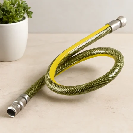 75 cm Flex Çelik Örgülü Doğalgaz Hortumu